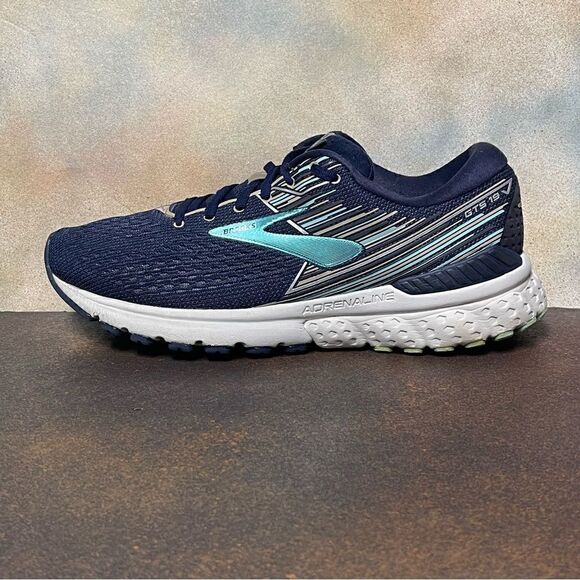 Brooks Adrenaline GTS 19 1202841B450 Blue Women’s Running Shoes Size 10.5B - Picture 11 of 16